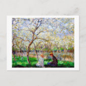 Springtime, Monet Postkarte (Vorderseite)