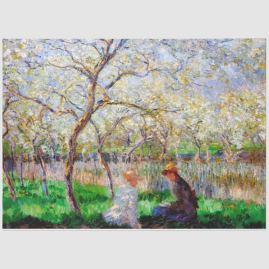 Springtime, Monet Seidenpapier (Vorderseite)