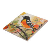 Springtime Nature's Charm Bird Baltimore Oriole Fliese (Seite)