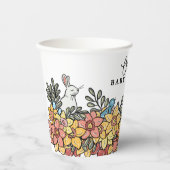 Springtime Oaster Baby Dusche Pappbecher (Vorderseite)