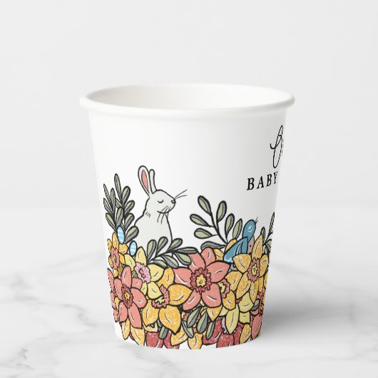 Springtime Oaster Baby Dusche Pappbecher (Vorderseite)