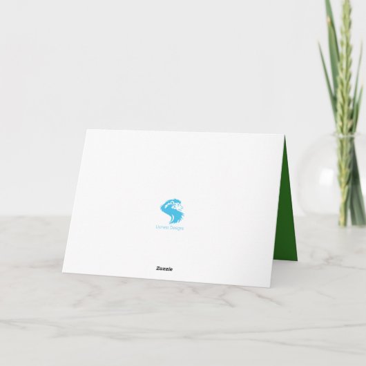 Springtime Oster Feiertagskarte (Rückseite)