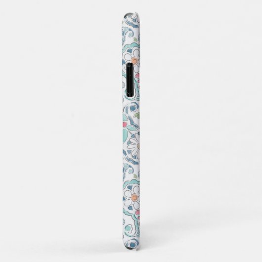 Springtime-Paisley-Muster Case-Mate iPhone Hülle (Hinten/Rechts)