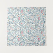 Springtime-Paisley-Muster Wandteppich (Vorderseite (Horizontal))