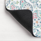 Springtime Paisley Pattern Mousepad (Ecke)