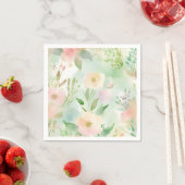 Springtime Pastell Watercolor Serviette (Beispiel)