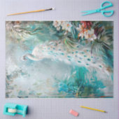 Springtime Peacock Seidenpapier (Basteln)