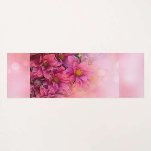 Springtime Pink Yogamatte (Rückseite (Horizontal))