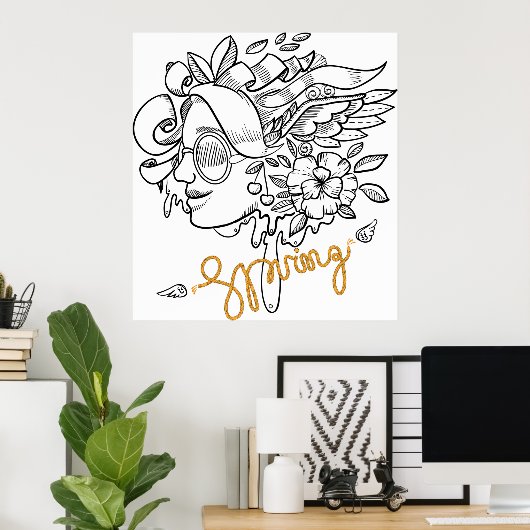 Springtime Poster (Heimbüro)