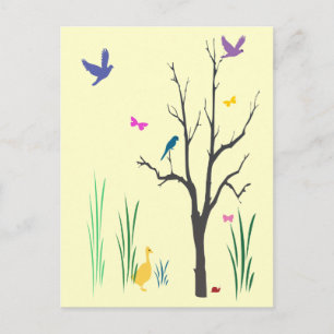 Springtime Postkarte