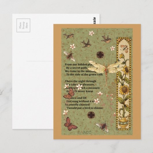 Springtime Postkarte (Vorne/Hinten)