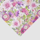 Springtime Ranunculus und Rose Seidenpapier (Ausschnitt)