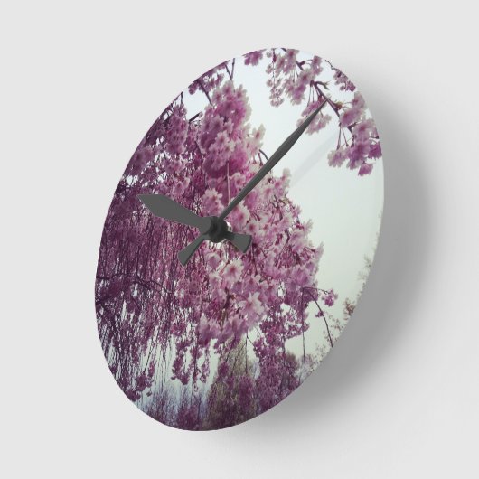 Springtime Runde Wanduhr (Winkel)