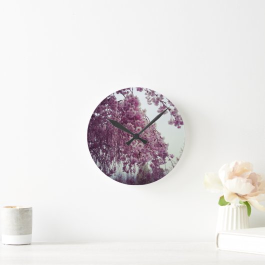 Springtime Runde Wanduhr (Zuhause)