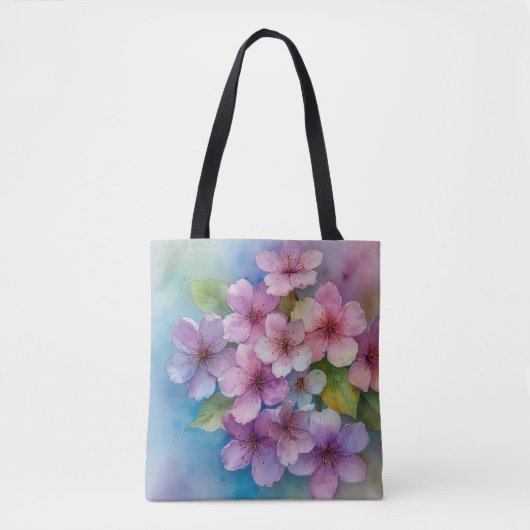 Springtime Sakura Bloom Tote Bag Tasche (Vorderseite)