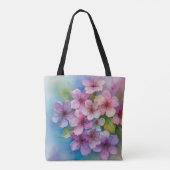 Springtime Sakura Bloom Tote Bag Tasche (Rückseite)