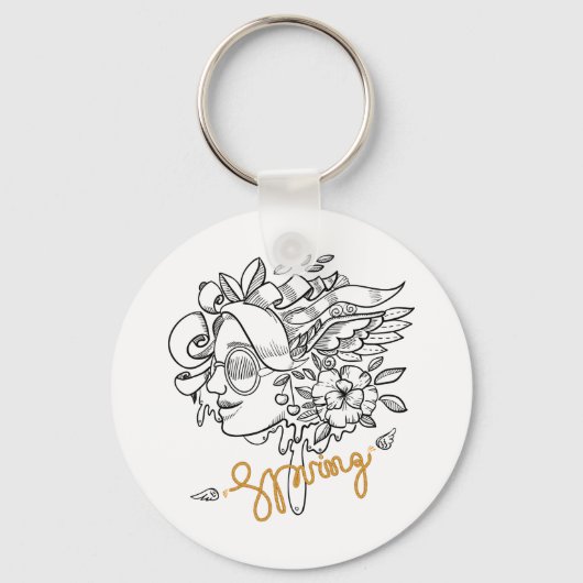 Springtime Schlüsselanhänger (Rückseite)