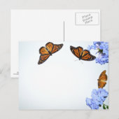 Springtime-Schmetterlinge Postkarte (Vorne/Hinten)