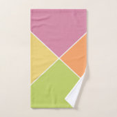 Springtime Sherbet-Raute Badhandtuch Set (Handtuch)