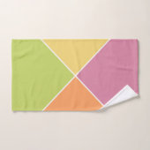 Springtime Sherbet-Raute Badhandtuch Set (Handtuch)