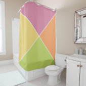 Springtime Sherbet-Raute Duschvorhang (Beispiel)