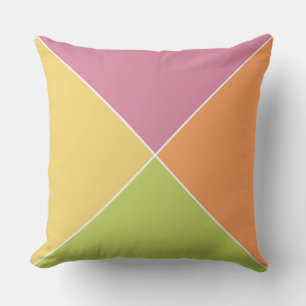 Springtime Sherbet Raute Kissen Farbige Argyl