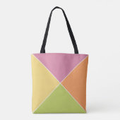 Springtime Sherbet-Raute Tasche (Rückseite)