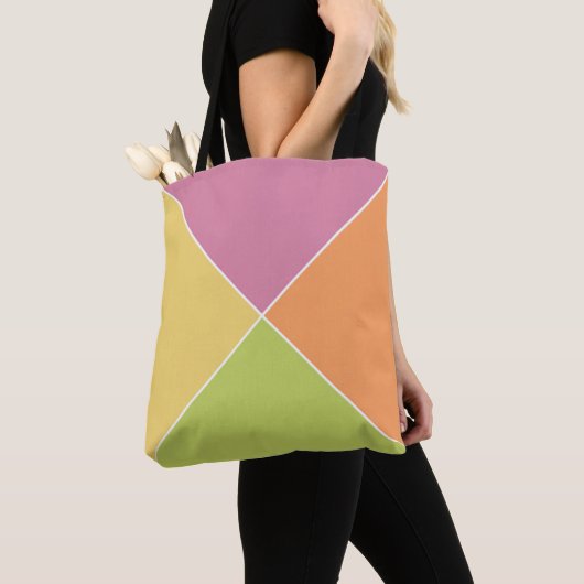 Springtime Sherbet-Raute Tasche (Von Nahem)
