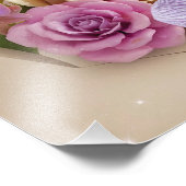 Springtime Splendor 3D Grußkarte mit Dew-Kiss Fotodruck (Ecke)