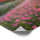 Springtime Splendor während Sonnenuntergang Poster (Ecke)