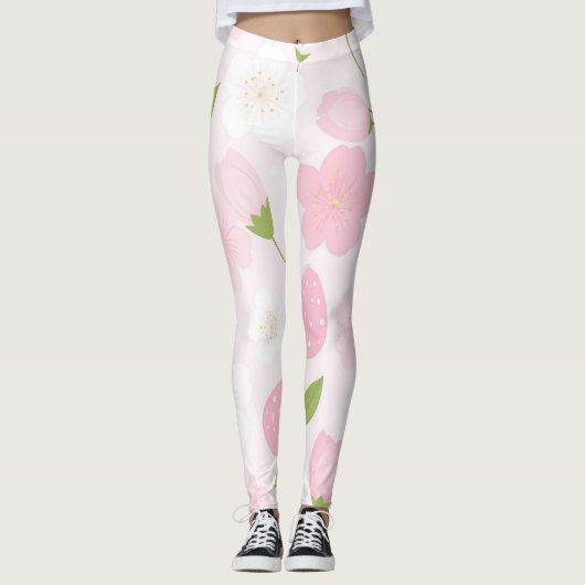 Springtime Sprinkler überall Leggings (Vorderseite)