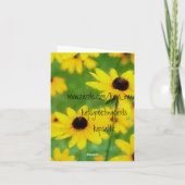 Springtime Susies Notecard Karte (Rückseite)