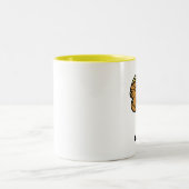 Springtime-Tasse Zweifarbige Tasse (Mittel)