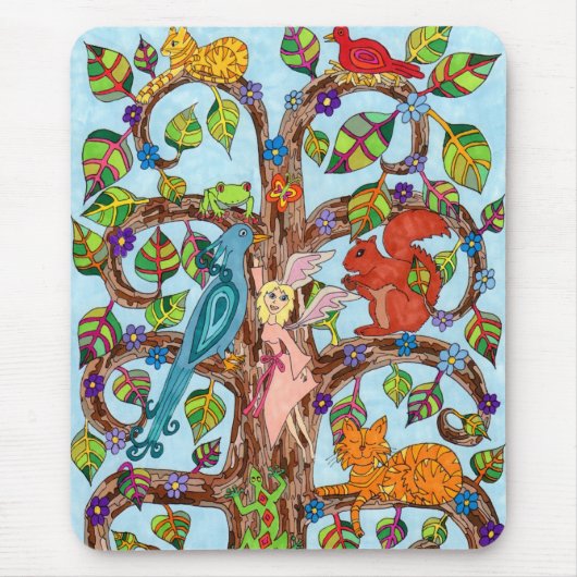 Springtime Tree of Life Mousepad (Vorne)