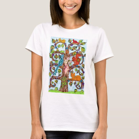 Springtime Tree of Life T-Shirt (Vorderseite)