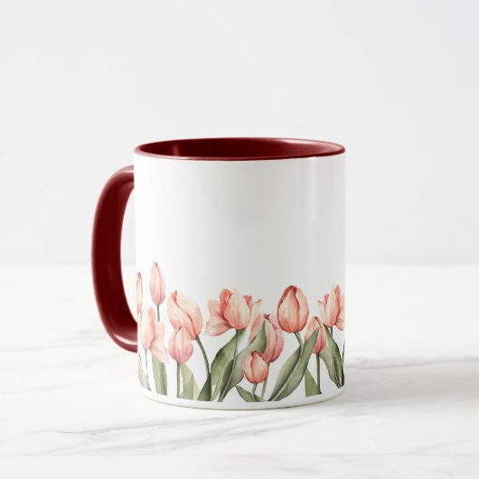 Springtime Tulip Coffee Tasse (Vorderseite Links)