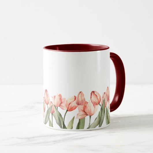 Springtime Tulip Coffee Tasse (VorderseiteRechts)