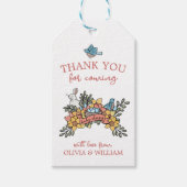 Springtime Vielen Dank Baby Duwer Gefallen Geschen Geschenkanhänger (Vorderseite)