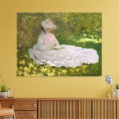 Springtime von Claude Monet Leinwanddruck (Insitu (Wohnzimmer))