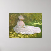Springtime von Claude Monet Leinwanddruck (Vorderseite)