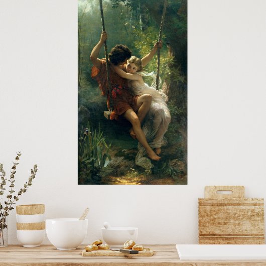 Springtime von Pierre Auguste Cot Poster (Küche)