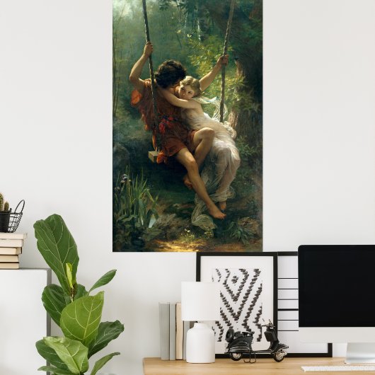 Springtime von Pierre Auguste Cot Poster (Heimbüro)