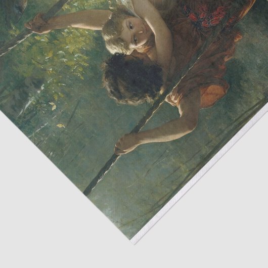 Springtime von Pierre-Auguste Cot Seidenpapier (Ausschnitt)