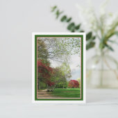 Springtime-Wanderweg Postkarte (Stehend Vorderseite)