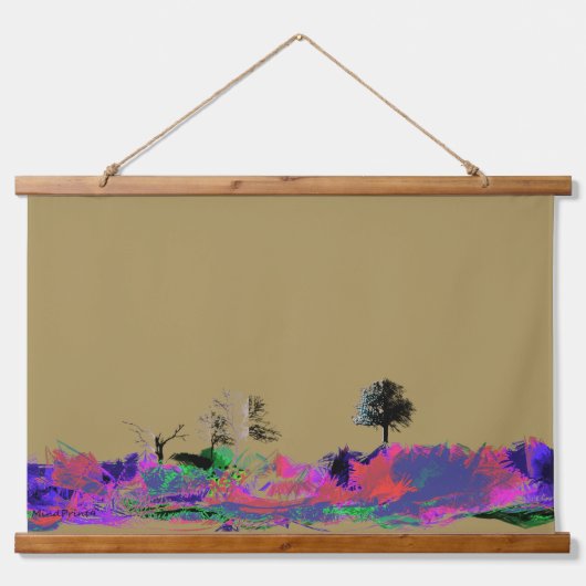 Springtime Wandteppich Mit Holzrahmen (Vorne)