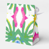 Springtime Watercolor-Bevorzugungsbox Geschenkschachtel (Rückseite)