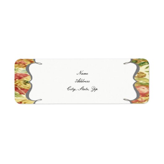 Springtime Wedding Address Labels (Vorne)