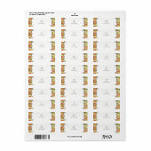 Springtime Wedding Address Labels (Vorne)