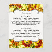 Springtime Wedding Direction Card Begleitkarte (Vorderseite)