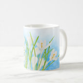 Springtime (weiße Kreuze) Kaffeetasse (VorderseiteRechts)